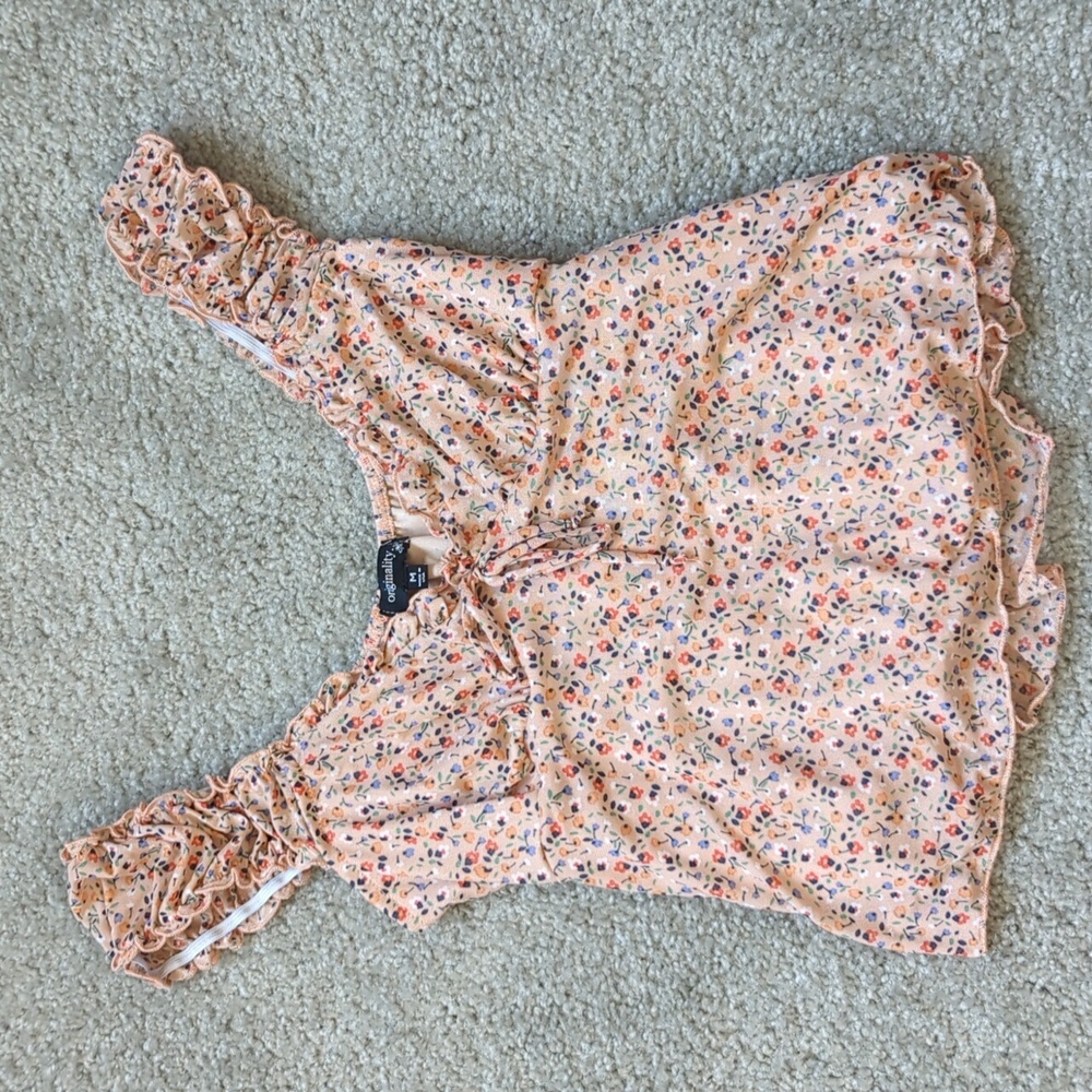 floral babydoll top